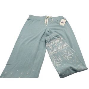 P.J. Salvage Border Print Pajama/ Lounge  Pants, H-Ice Blue (RZMOP3),  L